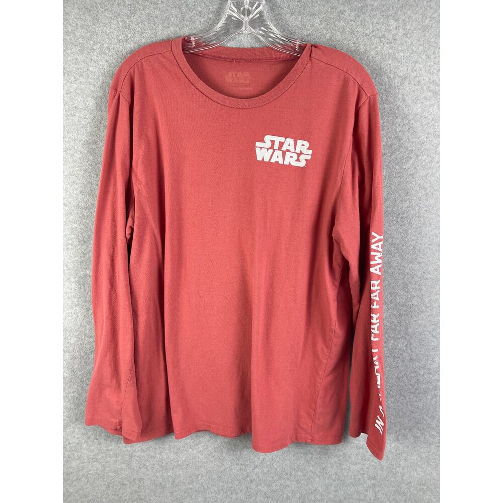 Disney's Star Wars Movies T Shirt‎ Men's Size L Red